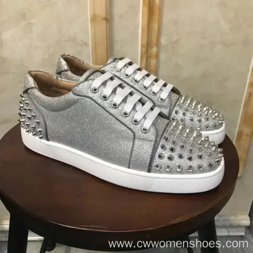 Red Bottom Designer Shoes - Luxury Flat Casual Shoes for Women and Men